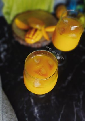 A picture of Mango Fruity (Homemade Mango Drink).