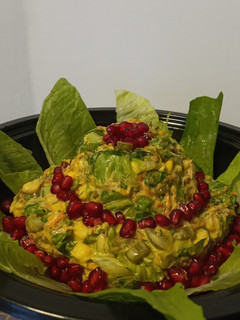 عکسی از دستور سالا مرغ و کاهو😍