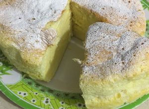 Una foto de Cheesecake Japonés (Pan Esponjoso)
