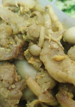 รูปของ หมูผัดผงกะหรี่ keto