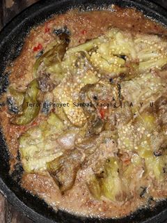 Foto resep Terong Penyet Sambal Kacang
