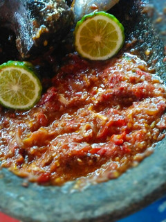 Foto resep Sambel terasi jeruk purut