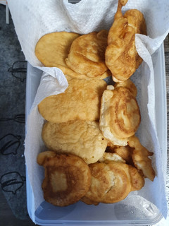 A picture of Uštipci (fast breakfast, when you have no bread).
