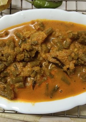 A picture of Green Beans  With Sesame Seeds Masala.