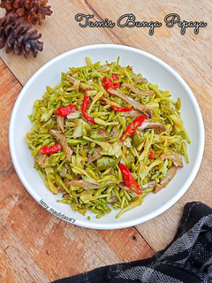 Foto resep Tumis Bunga Pepaya (Anti Pahit)
