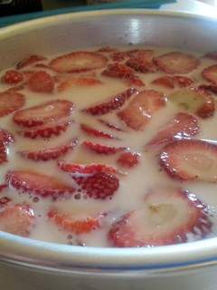 Una foto de Fresas con Leche