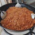Migas con pimientos y naranja