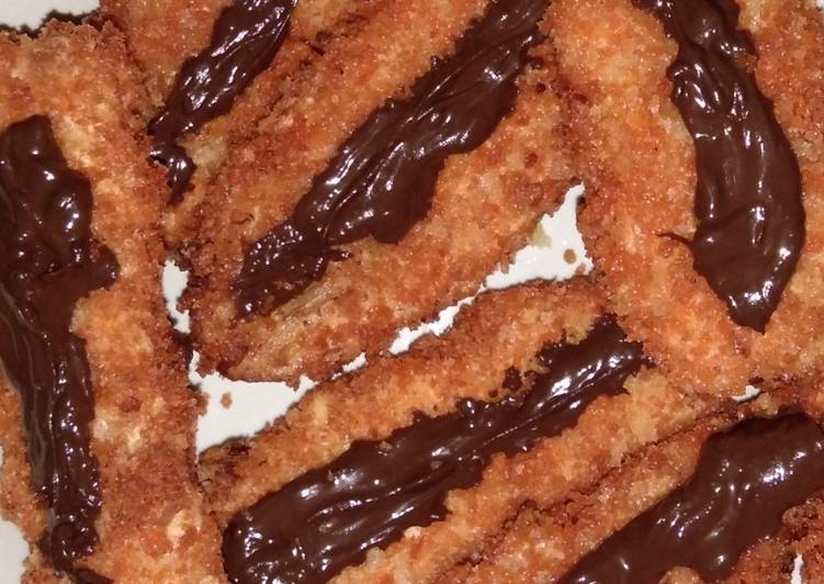 Pisang Katsu Cokelat