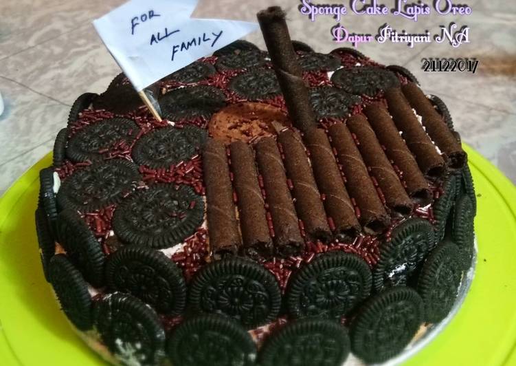 🍰 Sponge Cake Lapis Oreo ala Dapur Fitri 🍰