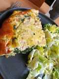 Quiche saumon épinards et chèvre