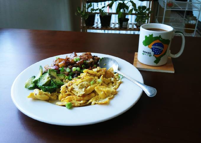 Recipe of Quick Vegetarian Breakfast