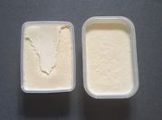 A picture of raw mango in coconut milk