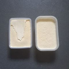 A picture of Mango Coconut Milk Ice Cream.