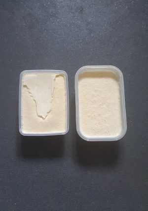 A picture of Mango Coconut Milk Ice Cream.