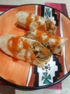 Una foto de Burritos de machaca