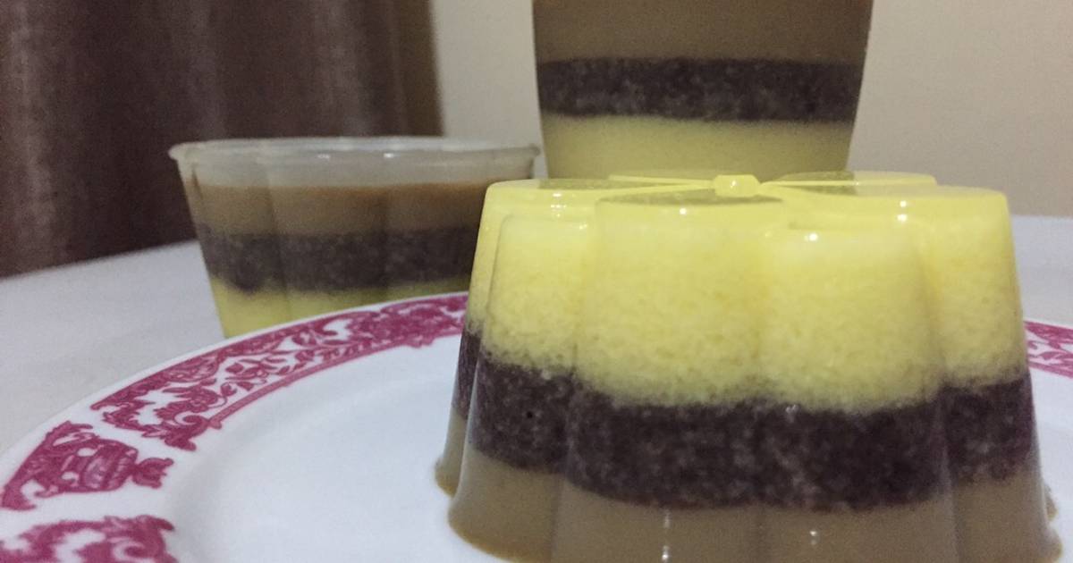 Resep Puding Lapis Mentega Oleh Kartikasari Kh Cookpad