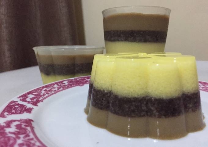 Resep Puding Lapis Mentega Oleh Kartikasari Kh Cookpad