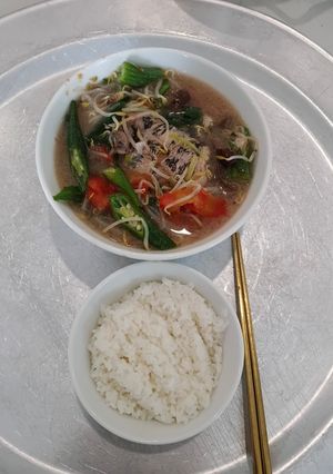 Hình của món Canh Chua Cá Quả Đậu Bắp.