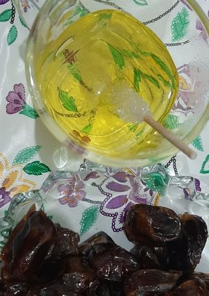 عکسی از دستور نوشیدنی: زعفرون ونبات😋