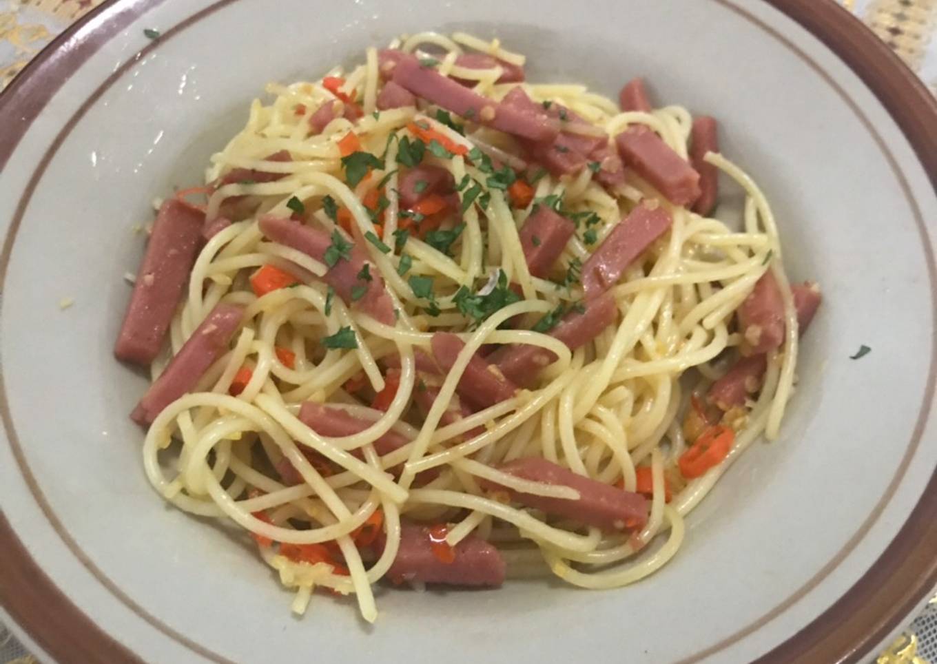 Spaghetti aglio olio