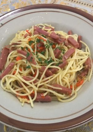 Foto resep Spaghetti aglio olio