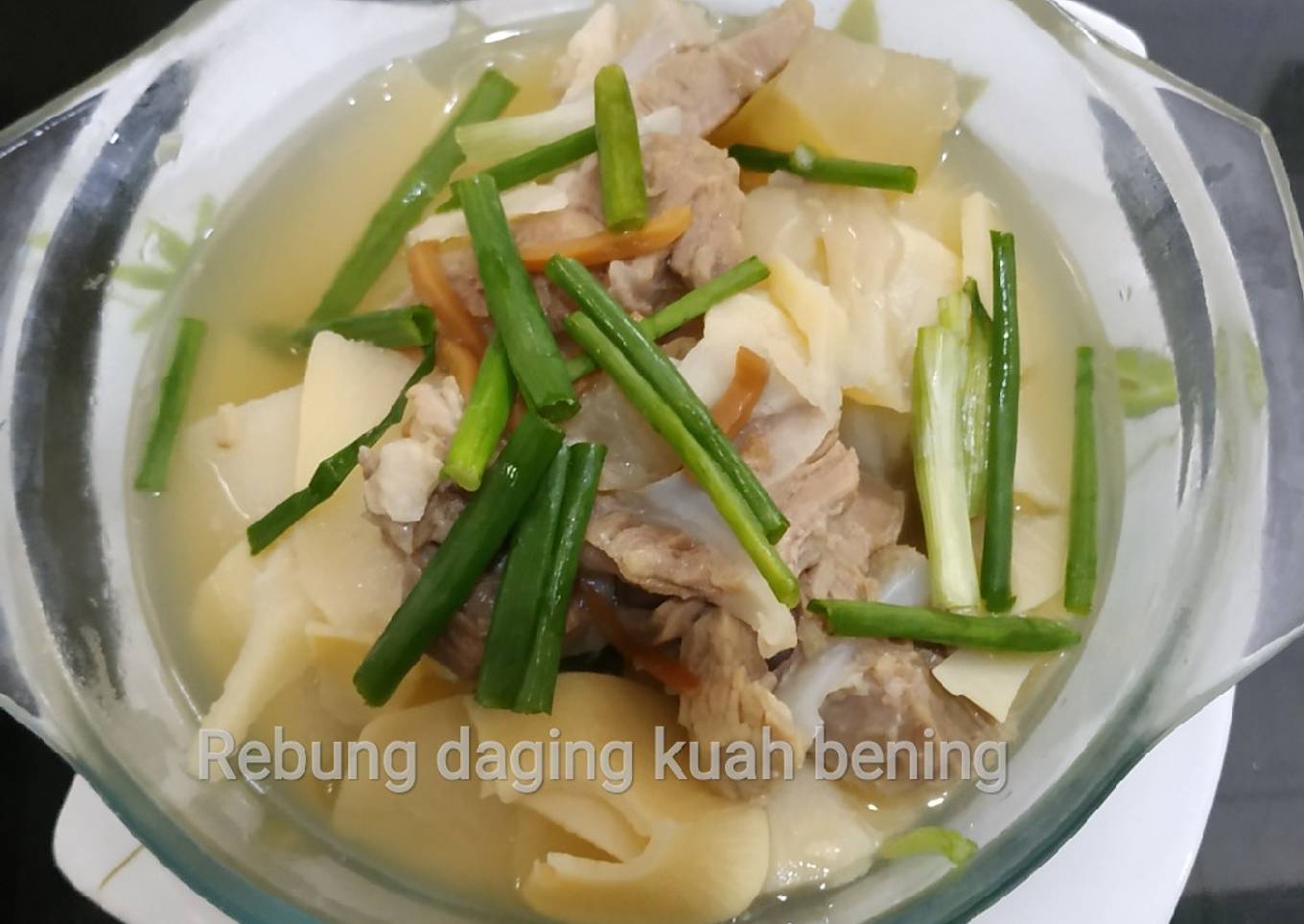 Rebung Daging kuah bening