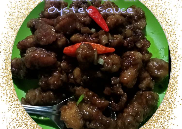Resep Fried Chicken with Oyster Sauce (Ayam Goreng Saus Tiram), Enak