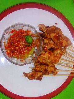 Foto resep Sate ayam bumbu plecing Bali