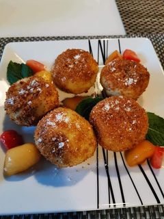 Szilvás gombóc gluténmentesen recept fotója