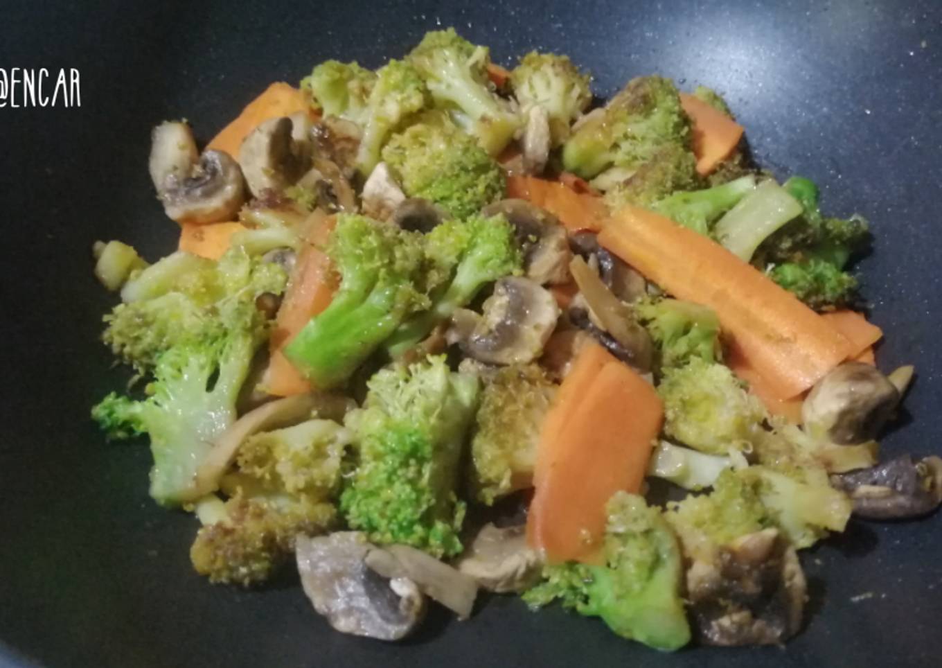 Trío de verduras al wok
