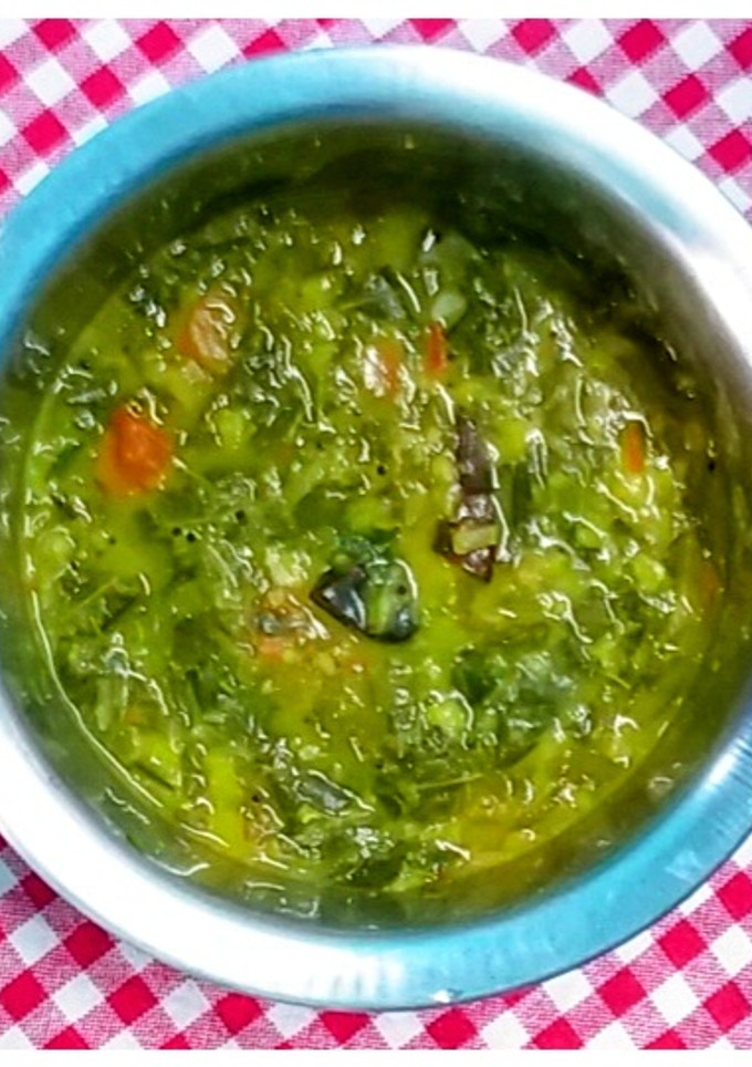 முருங்கைக்கீரை சாம்பார் செய்முறை முக்கிய புகைப்படம்