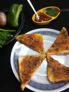 वेज मलाई टोस्ट (veg malai toast recipe in Hindi) रेसिपी मुख्य फोटो