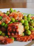 Tentacoli di Calamari con Piselli