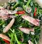 Cara Simple Membuat Resep  Tumis kangkung cumi asin yang Bisa Manjain Lidah, Bisa Manjain Lidah