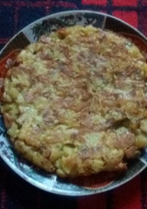 صورة لوصفة طورطية بالبطاطس