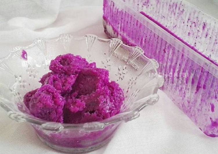 Resep masakan Dragon fruit froyo / sherbet buah naga / eskrim buah naga | Cara Membuat Dragon fruit froyo / sherbet buah naga / eskrim buah naga Yang Enak Dan Lezat