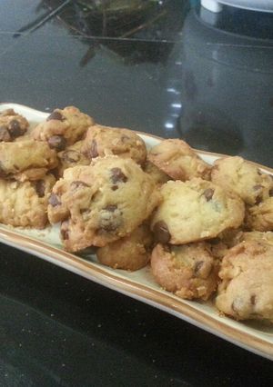 Gambar Kukis Coklat Cip Almond #KCHUP