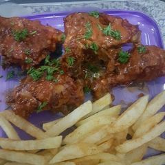 A picture of Orange spice chicken.