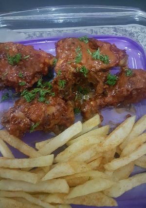 A picture of Orange spice chicken.