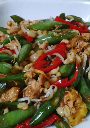 Foto resep Orak-arik telur toge buncis