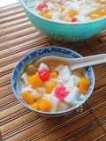 Almond Float Pudding