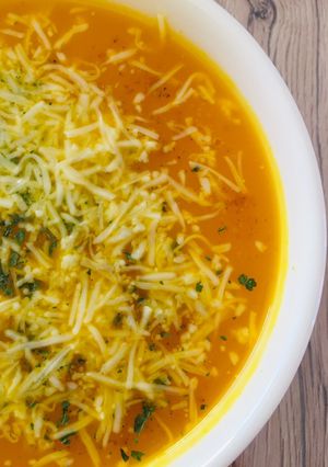 Une photo de Velouté de potimarron