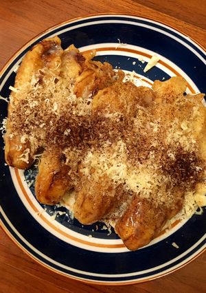Foto resep Cemilan Pisang Kipas Keju Coklat