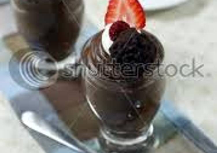 Recipe of Speedy chocolate heavan ( chocolate mousse )