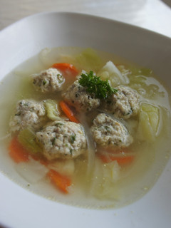 A picture of Italian Wedding Soup, Everyday Version.