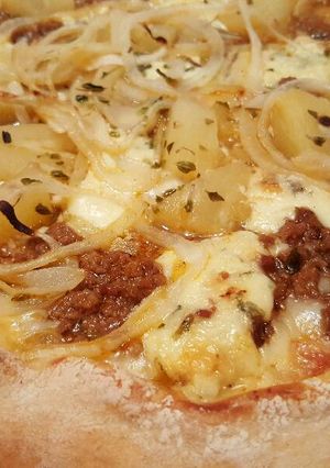 Una foto de Pizza casera