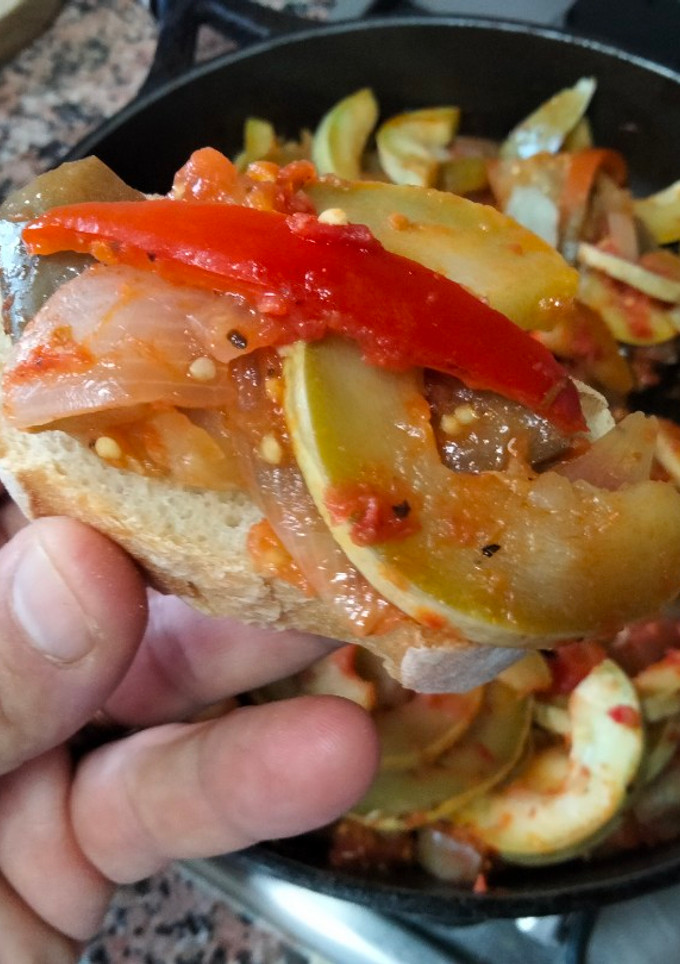 Una foto de Pisto de verduras