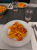 Penne mit cremiger Paprikasoße