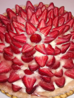 Una foto de Tarta de frutillas