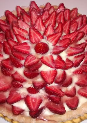 Una foto de Tarta de frutillas